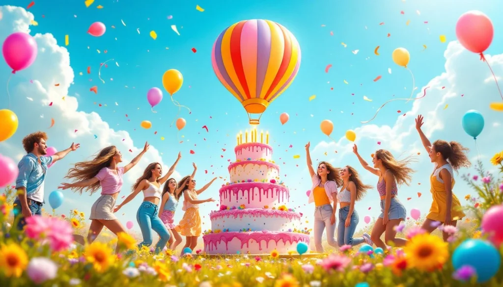 A humorous birthday card design for a sweet 16 celebration
