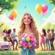 A joyful celebration of a sweet sixteen birthday with friends and family