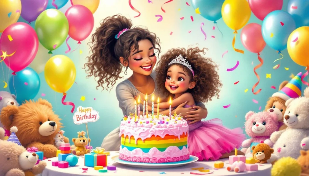 A proud moment celebrating a daughter's unique qualities on her birthday