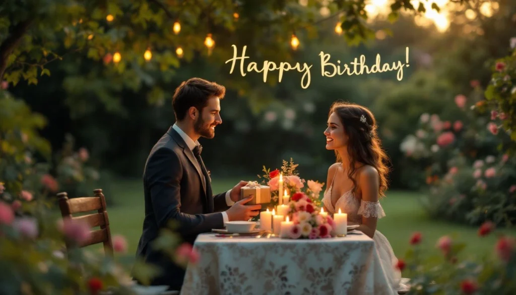 A romantic birthday celebration for an amazing boyfriend