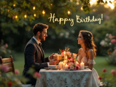 A romantic birthday celebration for an amazing boyfriend