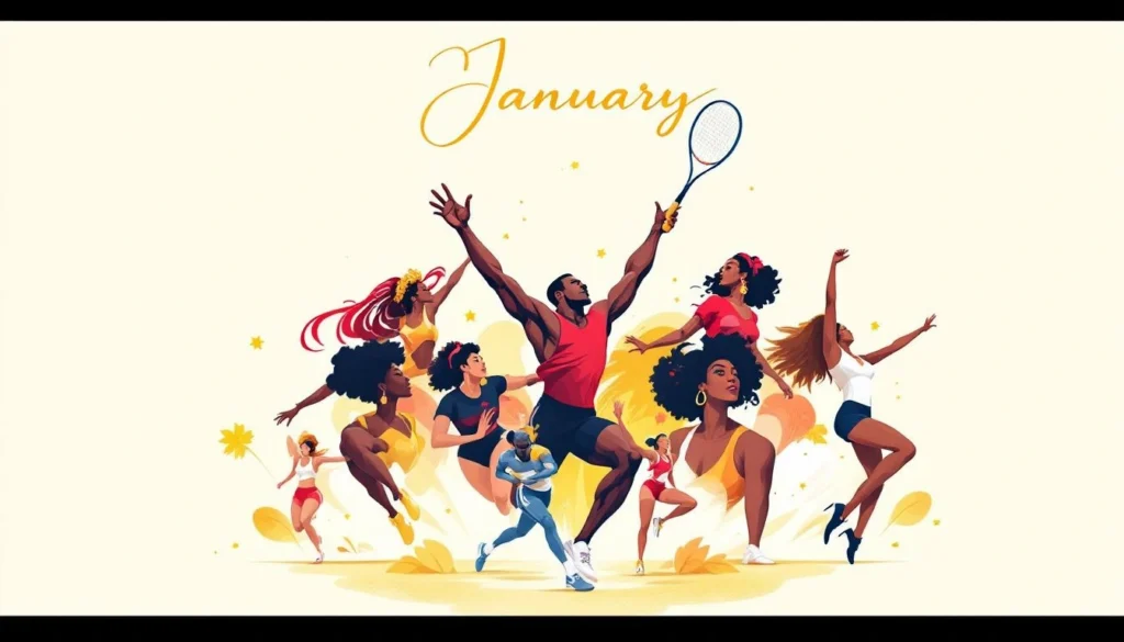 Trailblazing athletes who made significant contributions to sports born in Jan