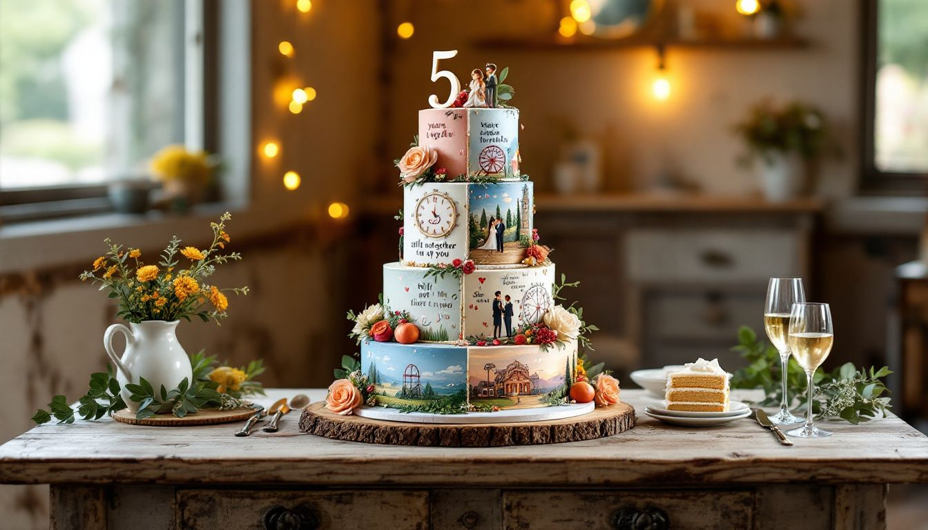 Funny birthday wishes for a husband with a humorous cake design.